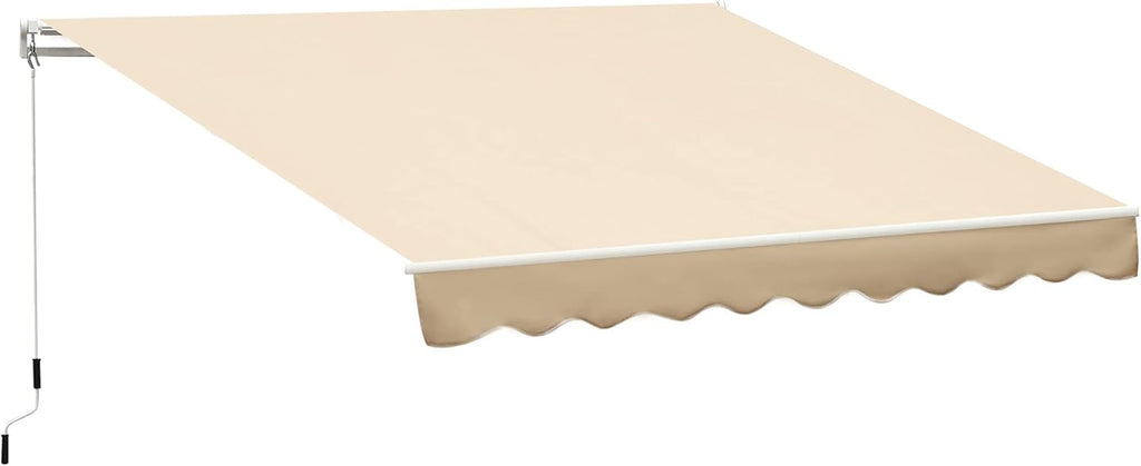 Beige Retractable Patio Awning Q645