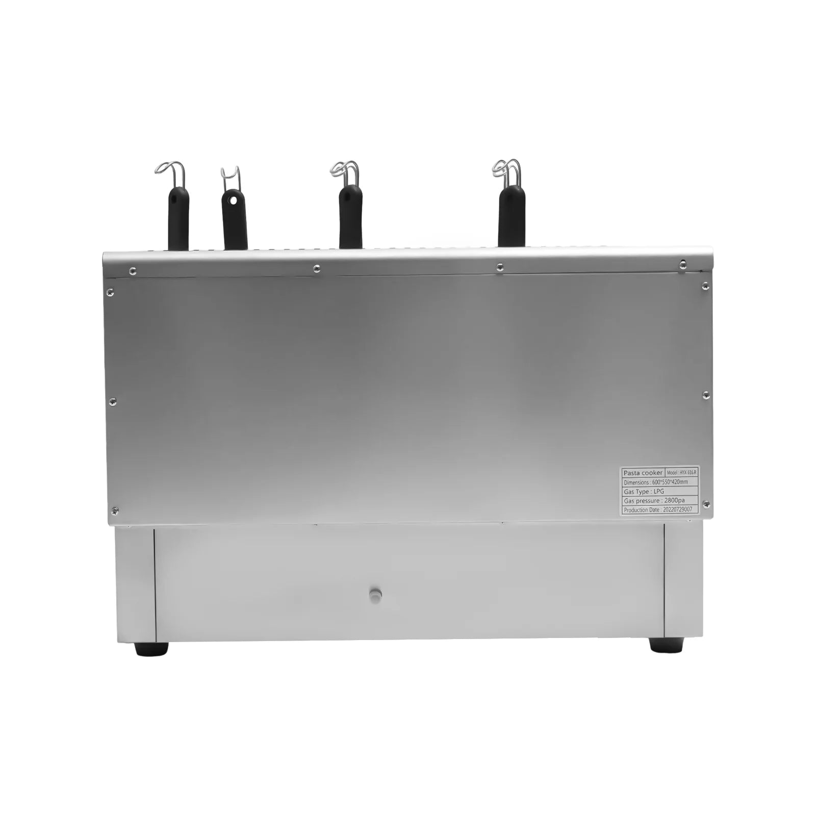 6 Holes LPG Propane Gas Commercial Pasta Cooker with 2 Tanks E922591
