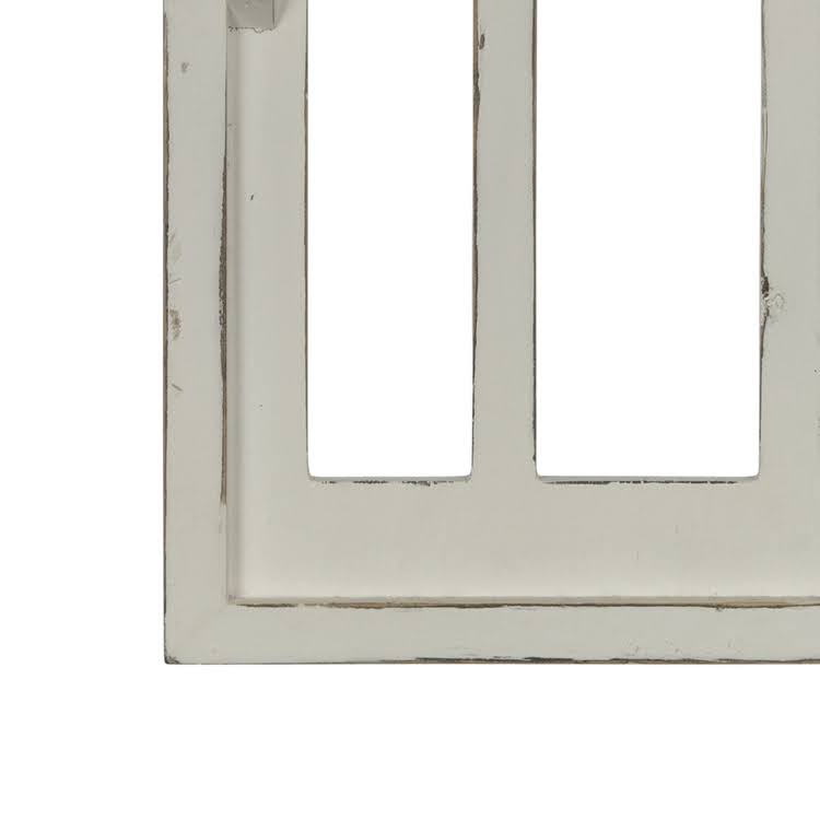 Distressed Window Arch with Shelf Wall Decor V744
