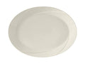 Oval Platter 11-1/8 X 5/8 Pearl White Pack of 12 Y374