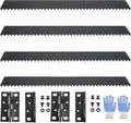 Steel Landscape Edging 4 Pack 40 inch Length 6.4 inch Depth Metal Edging W121