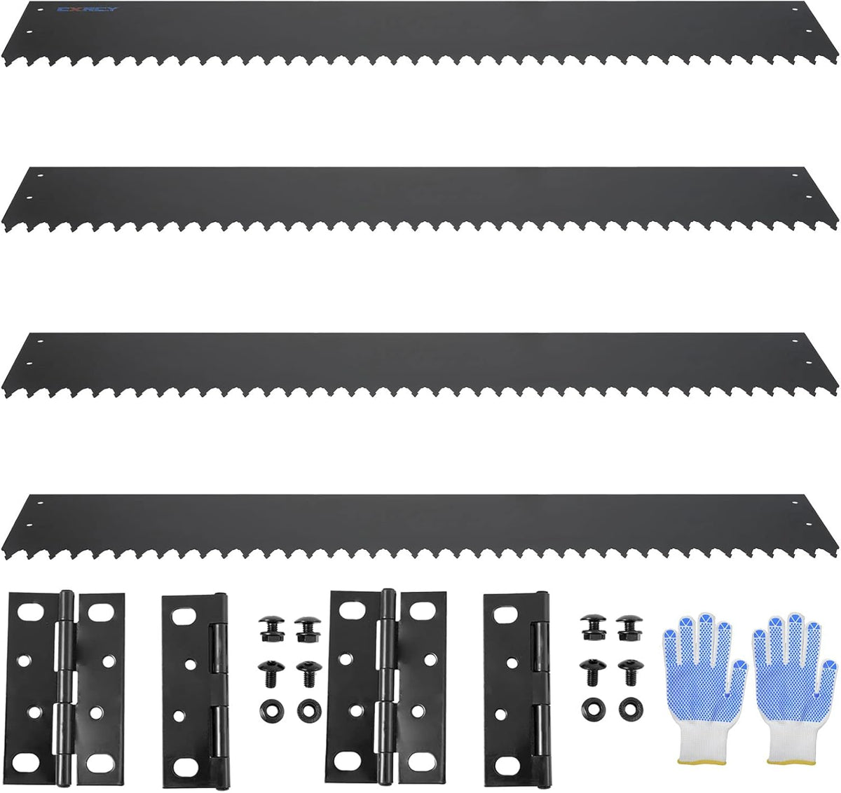 Steel Landscape Edging 4 Pack 40 inch Length 6.4 inch Depth Metal Edging W121
