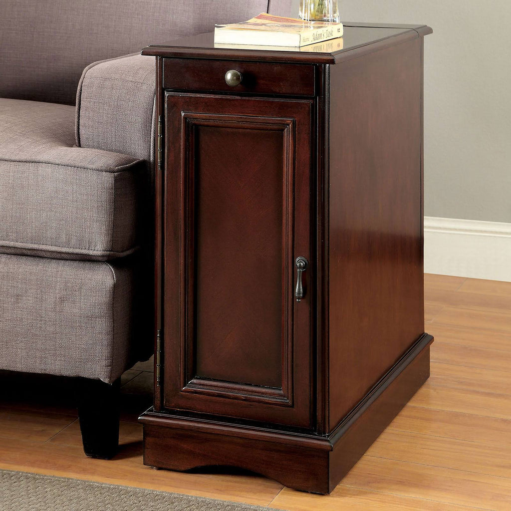 Cherry Side Table with USB K625