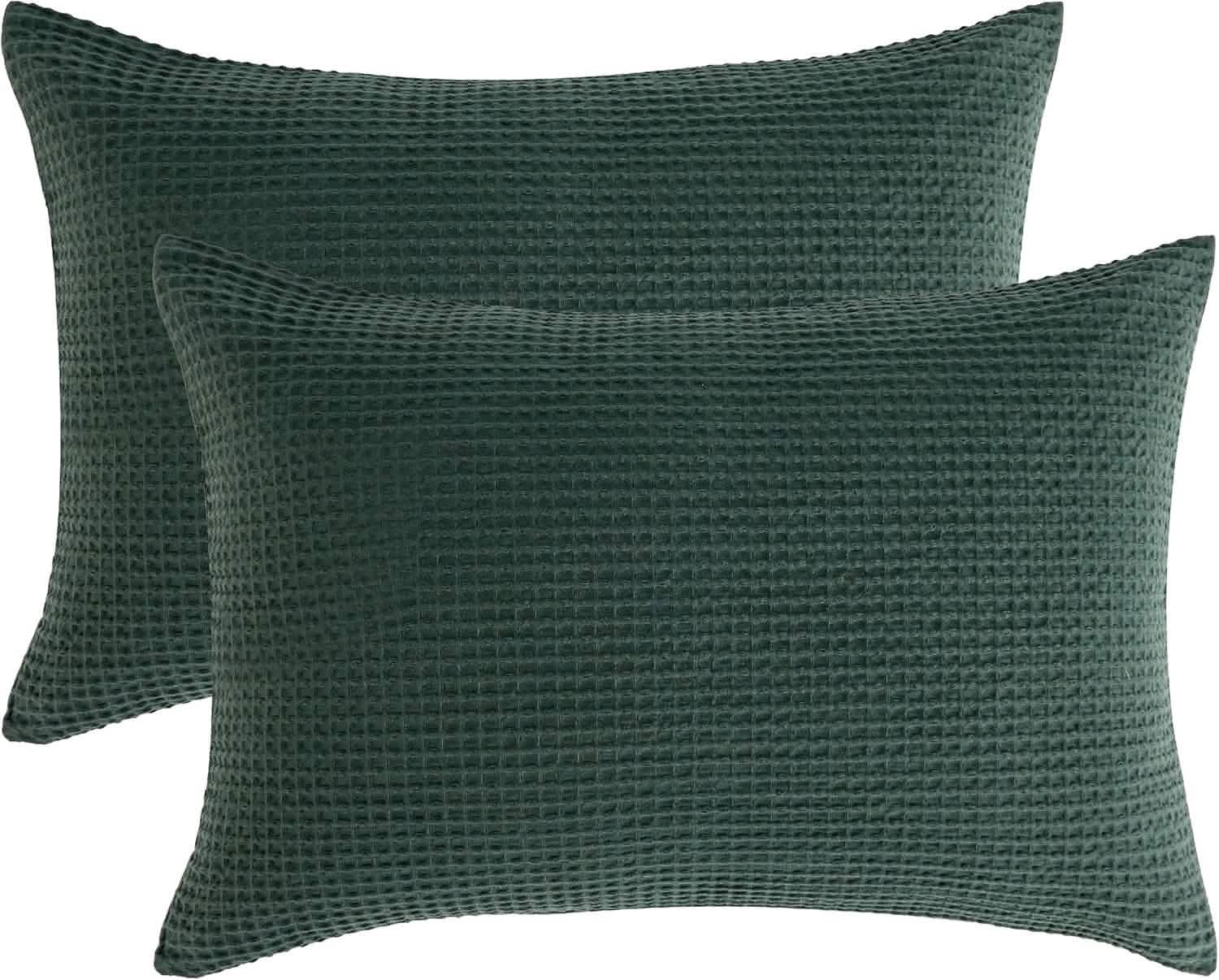 Cotton Waffle Weave Pillowcases S65835