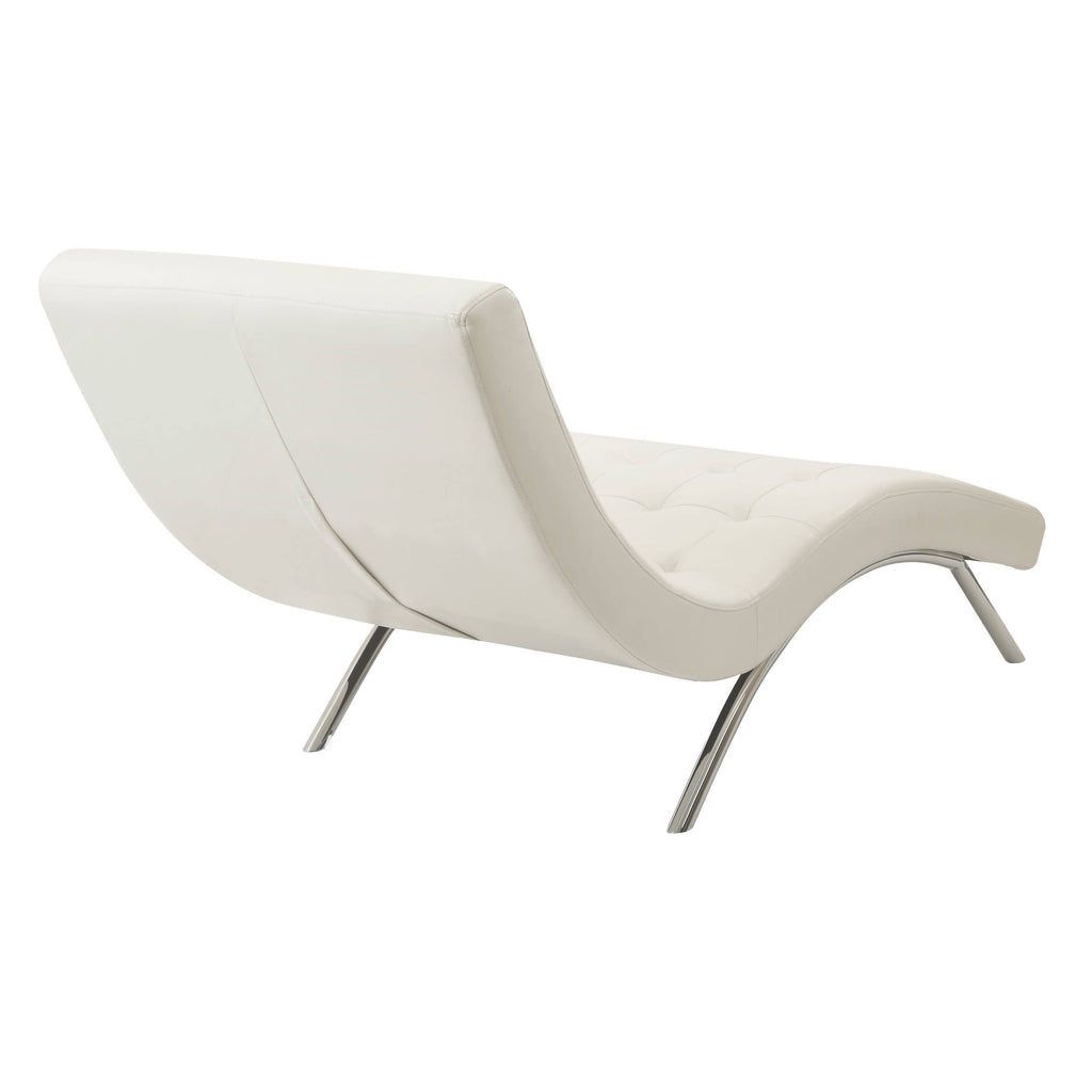Tufted Chaise Pewter U666
