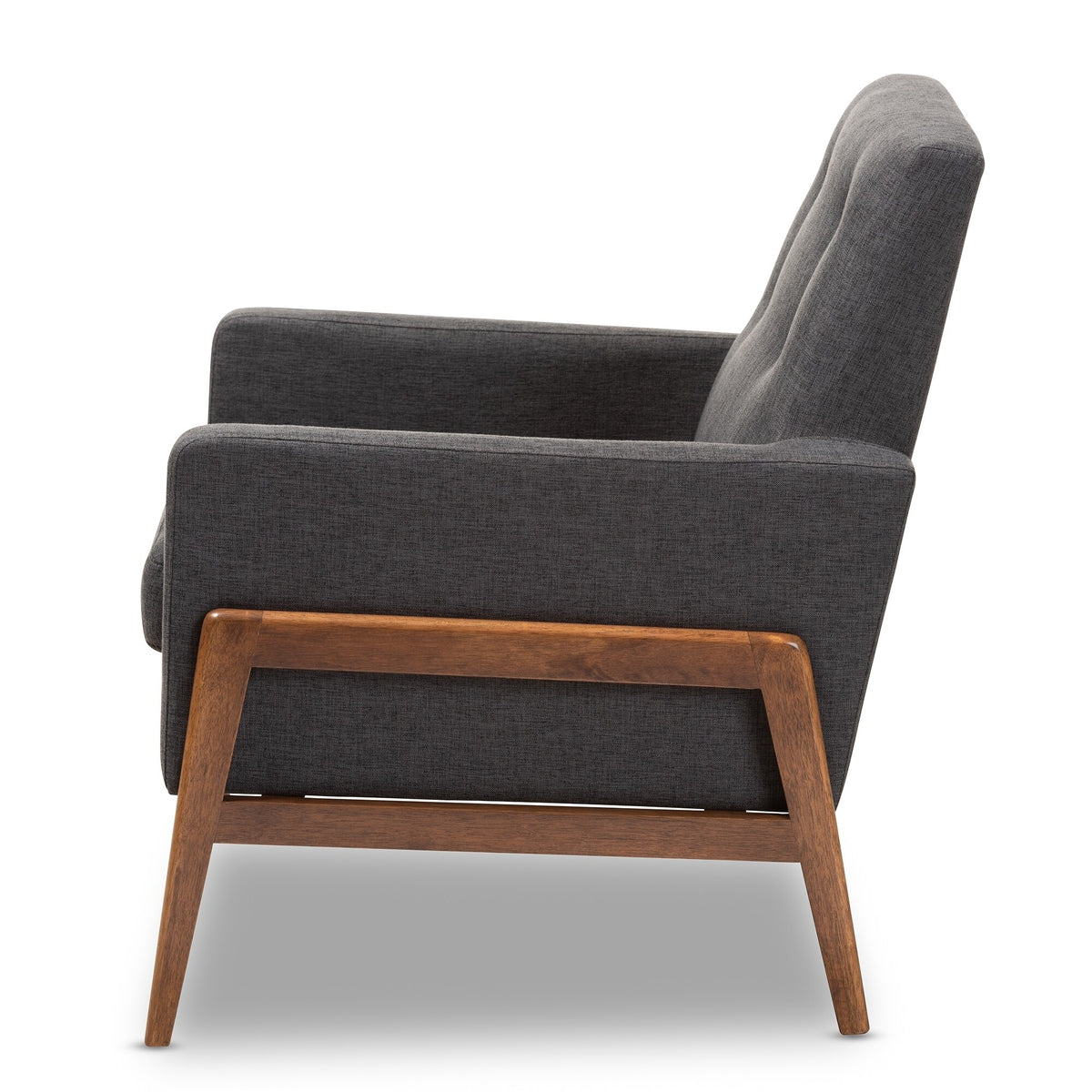 Charcoal Fabric Lounge Chair A144