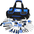 198-Piece General Household Hand Tool Set with Storage Bag V82986