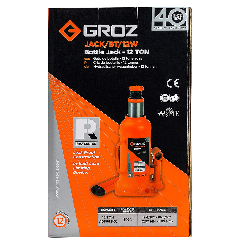 32Ton Welding Type Bottle Jack With Load limiting Device V15601