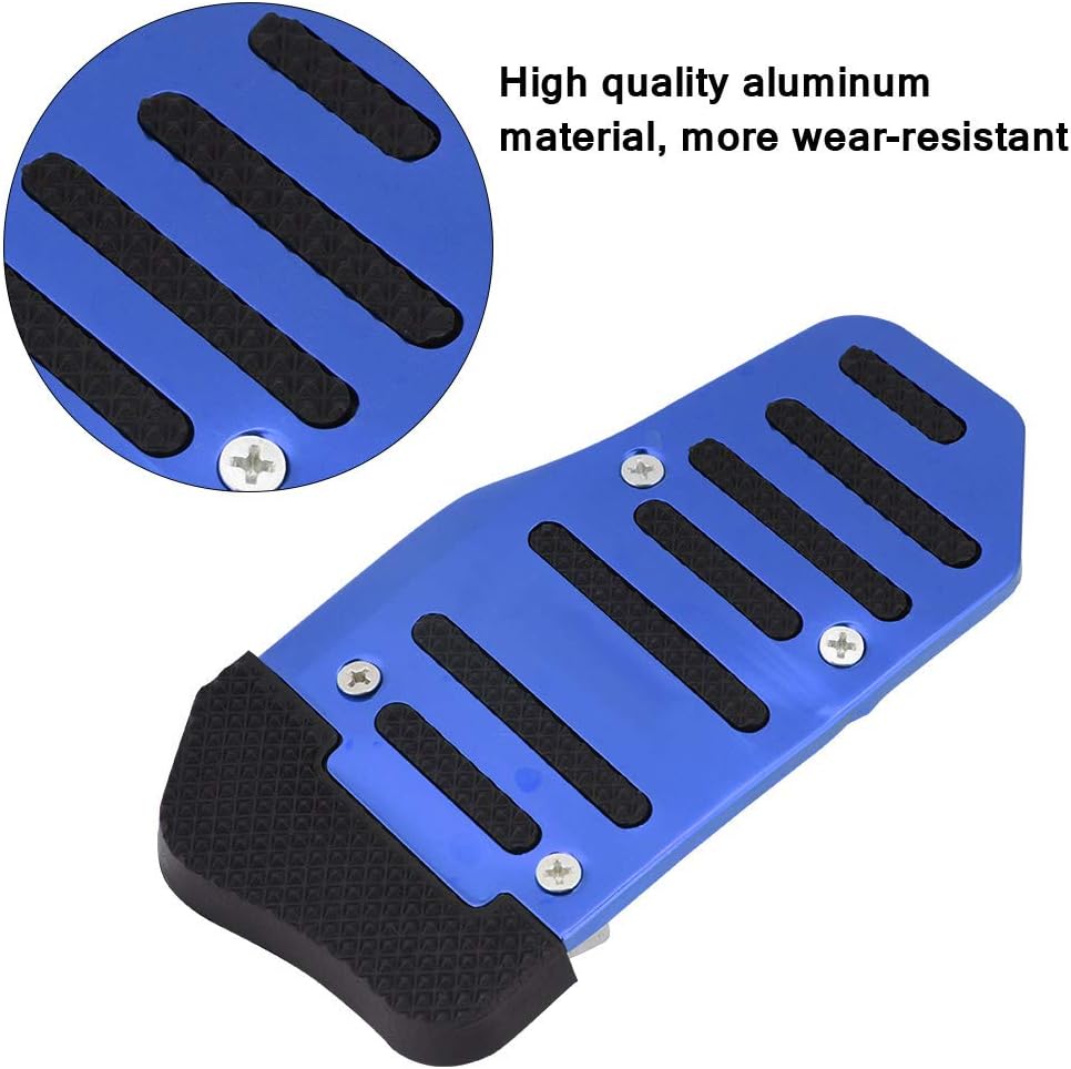 Blue Alloy Nonslip Brake Pedal Cover U335