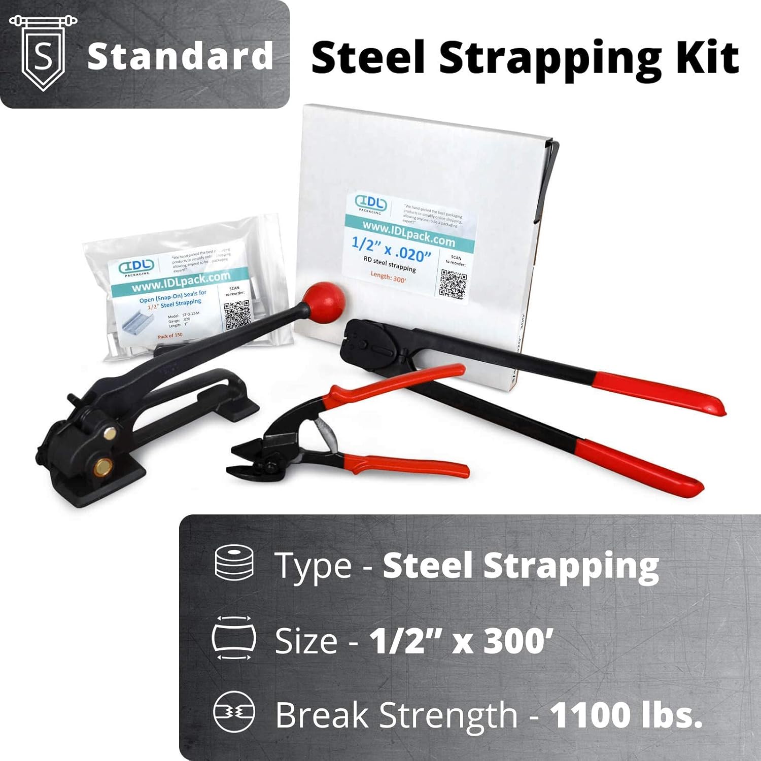 Steel Strapping Kit with Consumables for 150 Strapping Cycles M2888