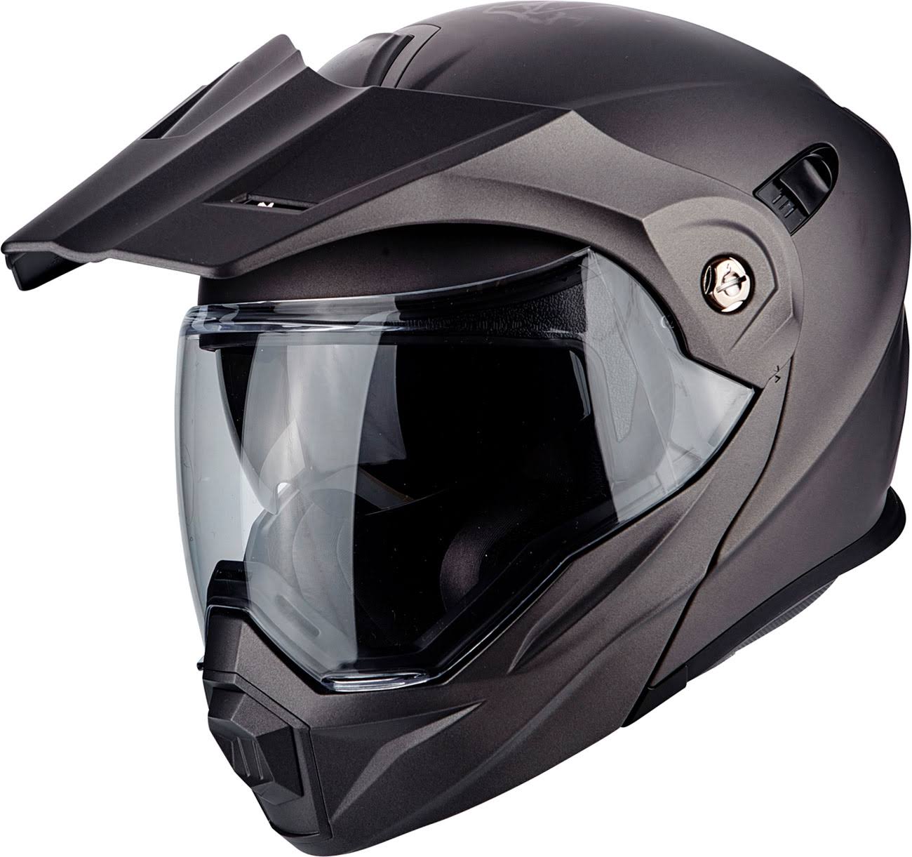 Solid Matt Anthracite L Motorcycle Helmet R9870
