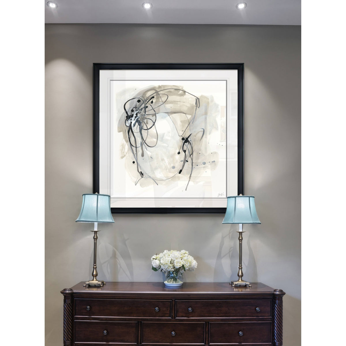 Framed Giclee Print 28x28 R76887