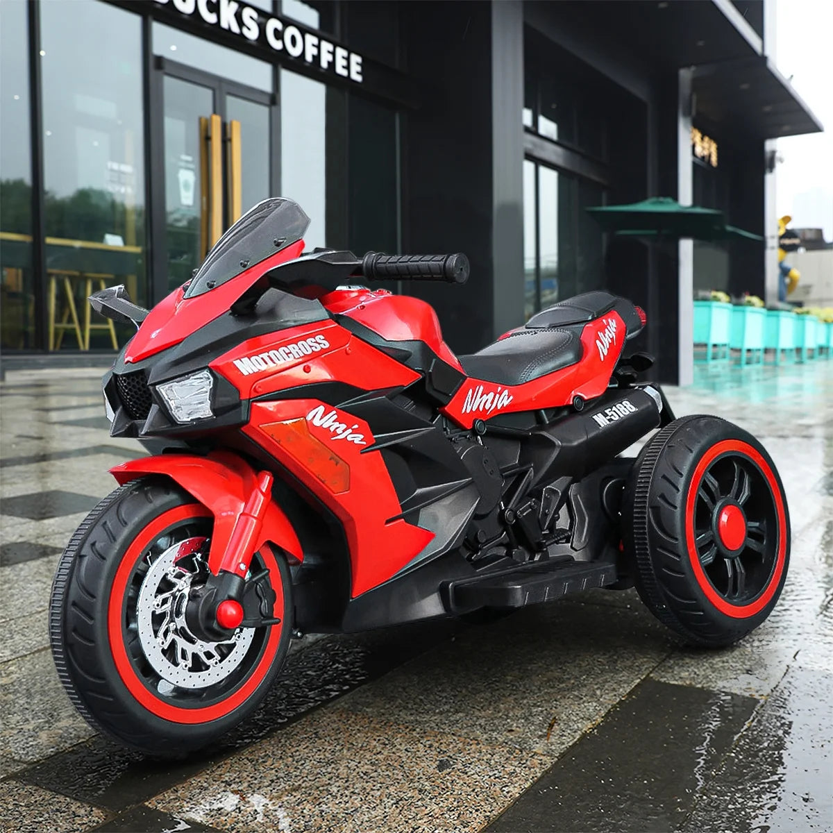 12v 3 Wheels Electric Ride on Motorcycle with Light Wheel L685