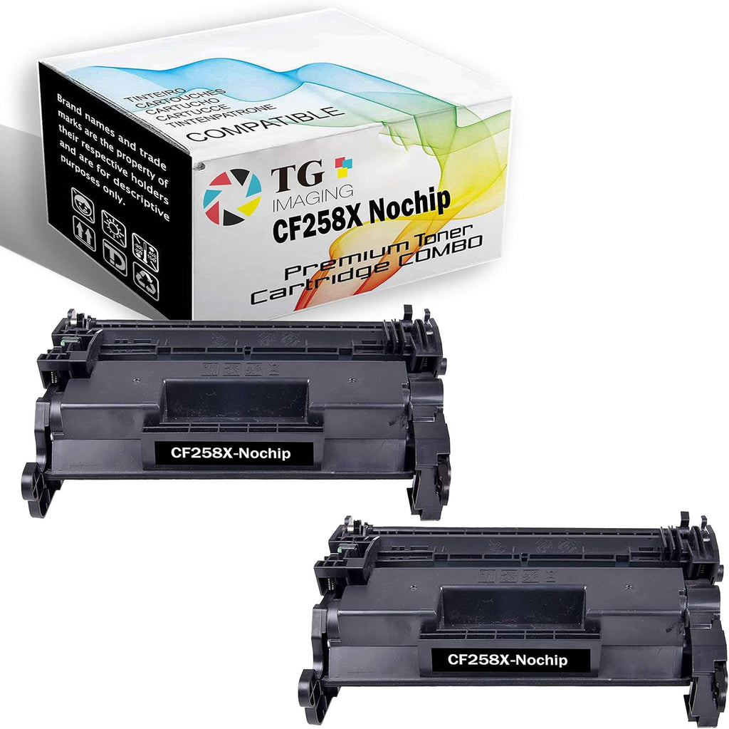 (2-Pack) 58A 58X Toner Cartridge CF258X (10,000 Pages) Pack of 2 L688765