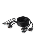 10 ft Dual DVI-D USB A-B Audio Combo Cable X6751