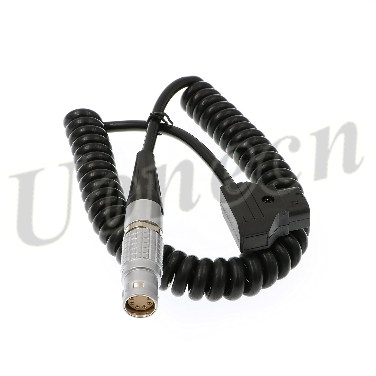 Coiled Camera Power Cable 8 pin Female to Dtap Pack of 2 Q401722