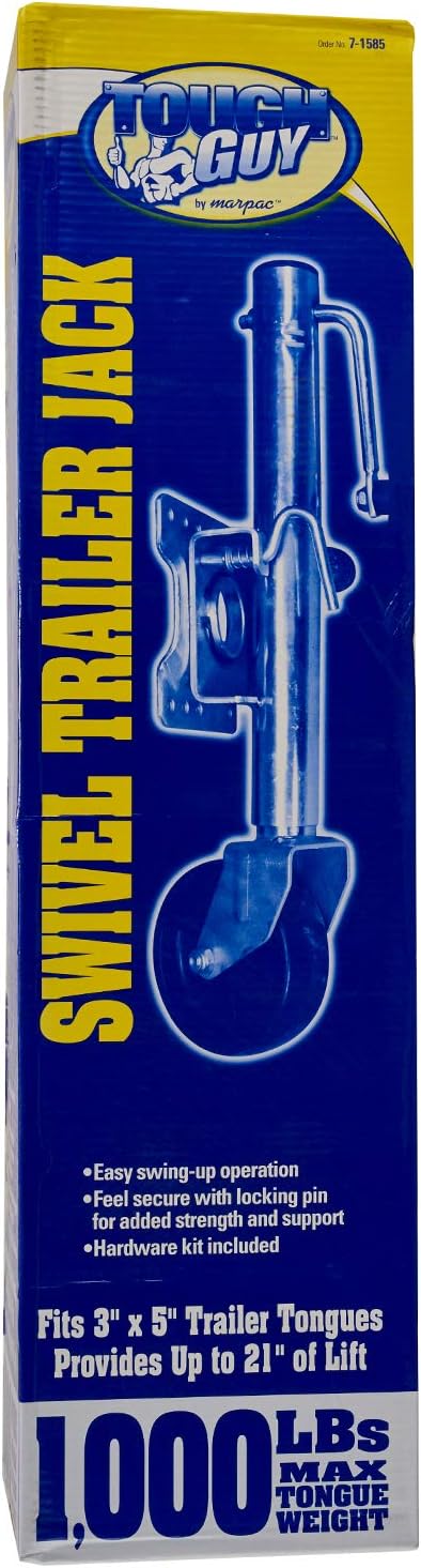 Swivel Trailer Jack, 1000lb Pack of 2 R67762