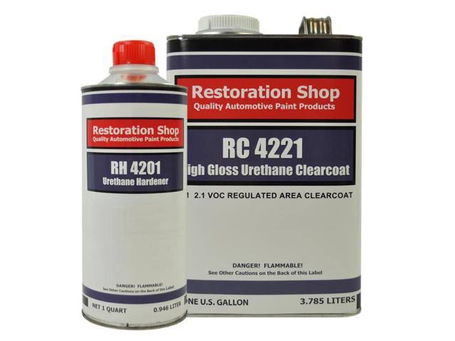 Reflex Blue Urethane Basecoat Clearcoat Car Auto Paint Complete Medium Gallon Kit P8558