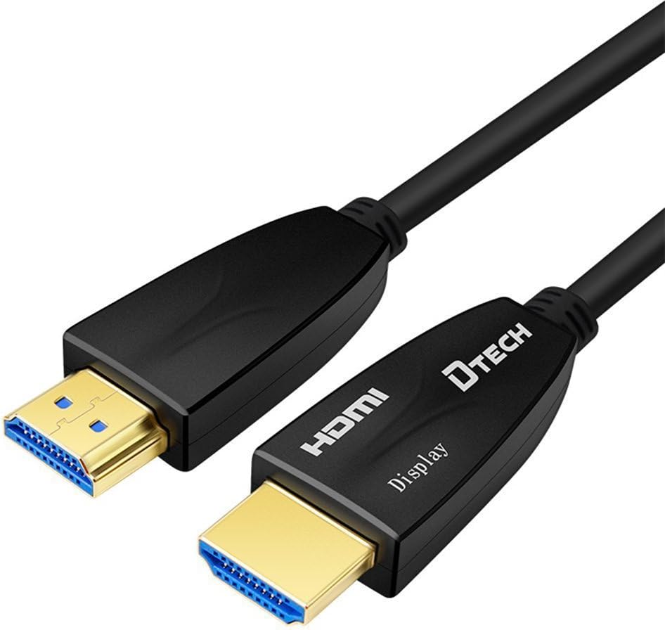 10 Meter Fiber Optic HDMI Cable 4K 60Hz 18Gbps HDR High Speed in-Wall Rated Black P609