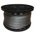 1/4 inch Stainless Steel Aircraft Cable Wire Rope 7x19 Type 316 (350 Feet) V8039
