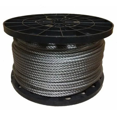 1/4 inch Stainless Steel Aircraft Cable Wire Rope 7x19 Type 316 (350 Feet) V8039