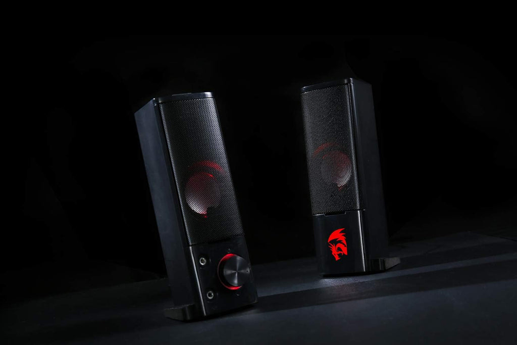 2.0 Channel Stereo Desktop Computer Speakers with Headphone Jack, USB Powered, Pack of 2 U9852