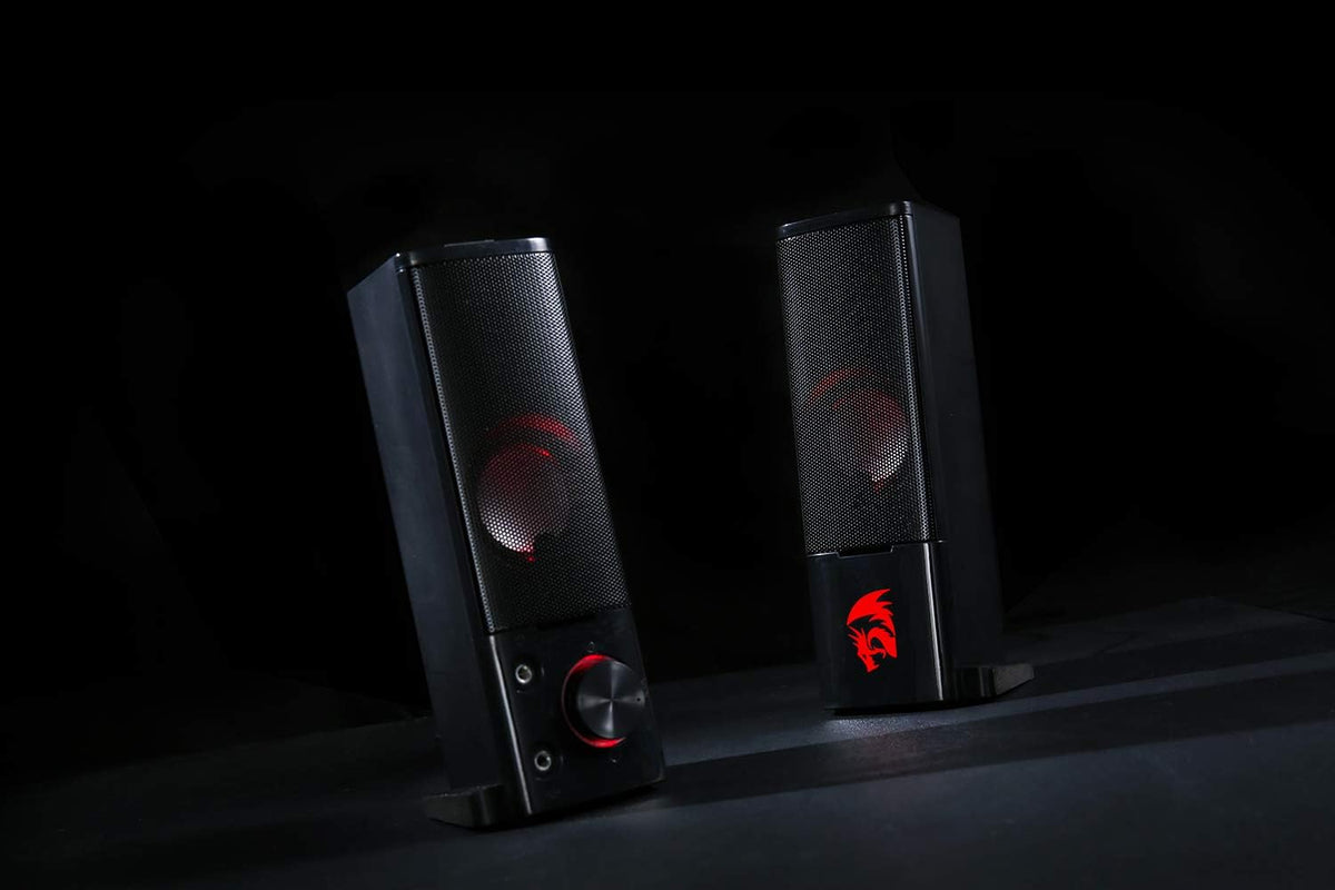 2.0 Channel Stereo Desktop Computer Speakers with Headphone Jack, USB Powered, Pack of 2 U9852