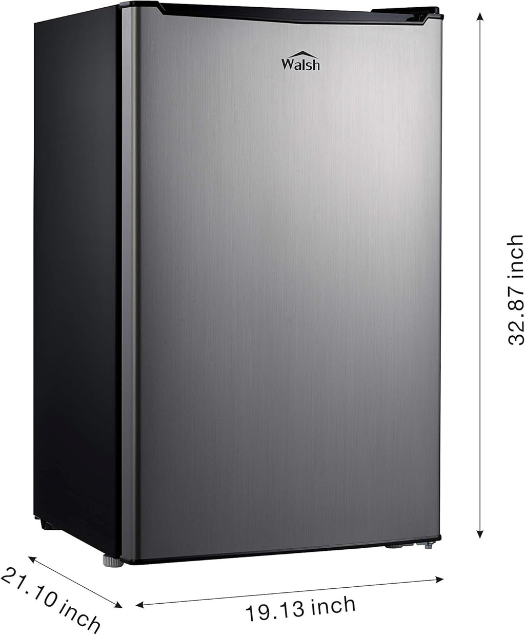 Compact Refrigerator, 3.5 Cu.Ft, Stainless Steel Look Z34660