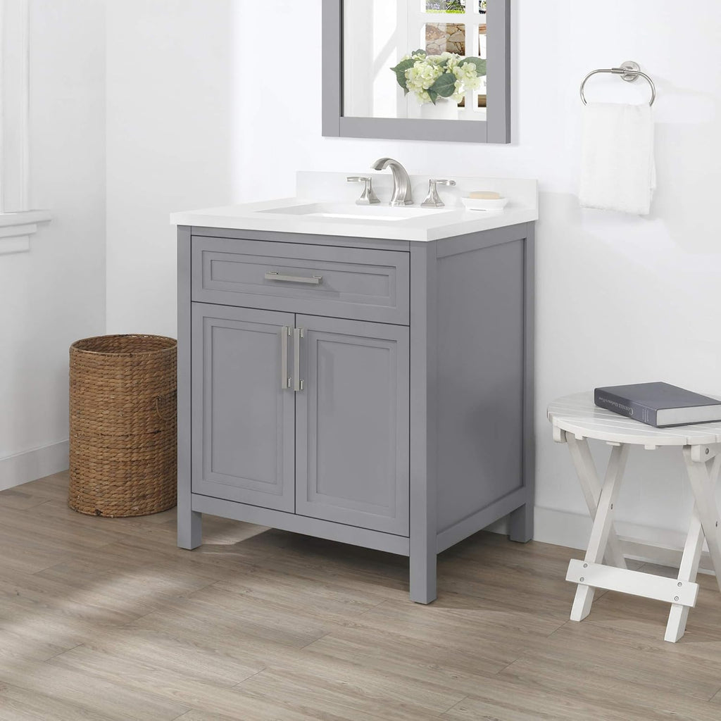 Single Sink Bathroom Vanity in American Grey M1651