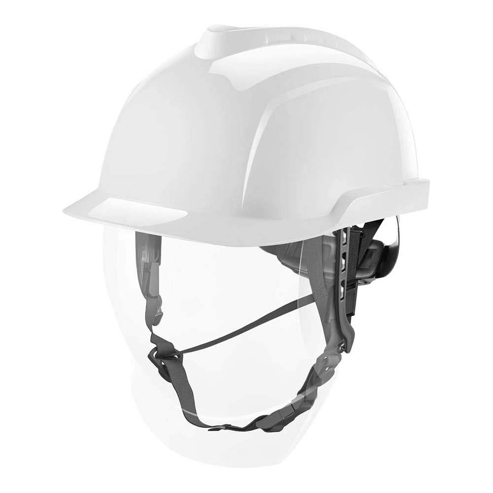 White Protective Helmet, 52-63 Size R13075