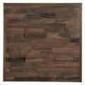 Recycled Wood Butcher Block Table Top with Espresso Finish T164