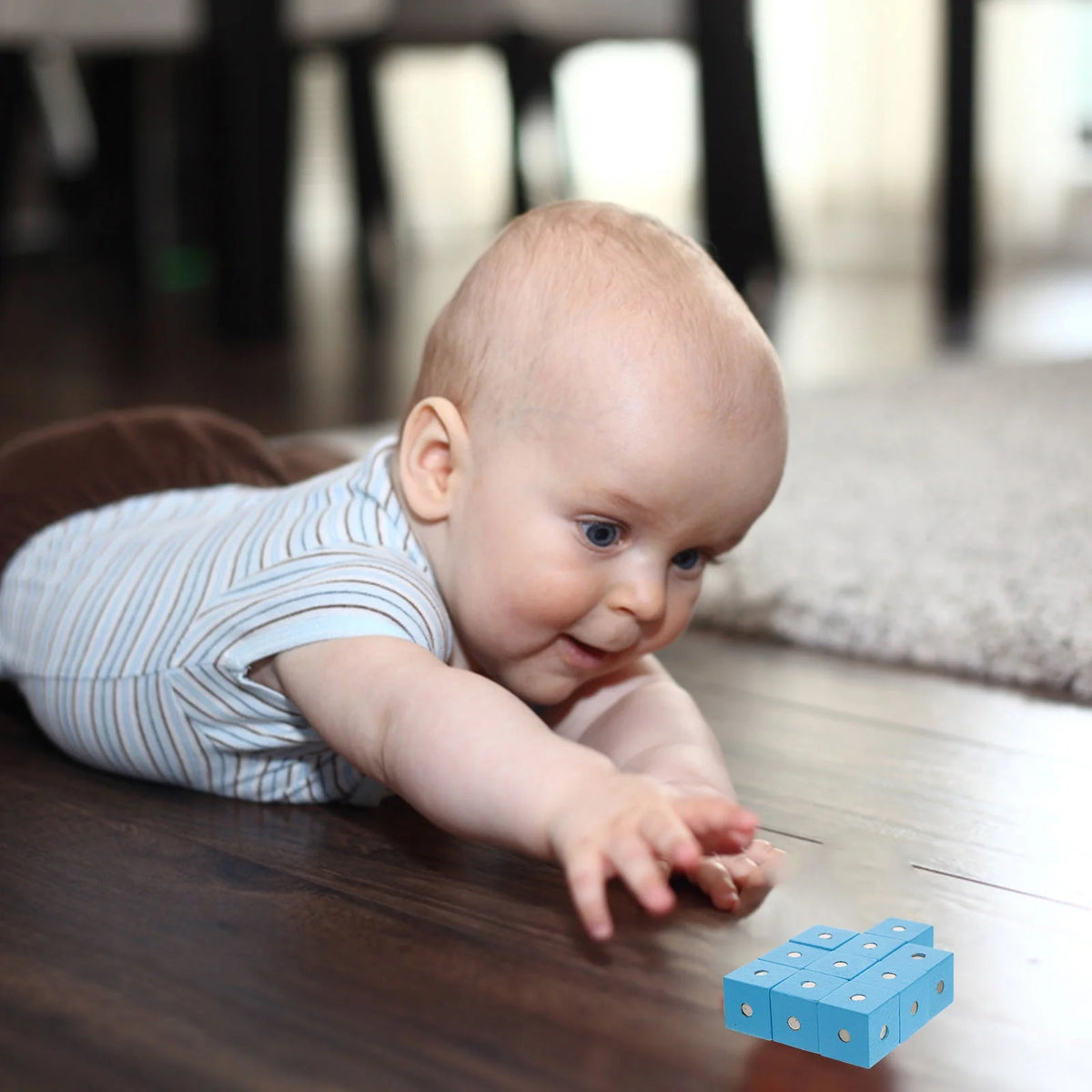 20 Pcs Wood Magnetic Building Toys H7422