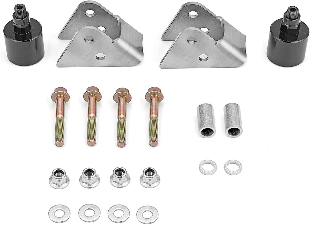 2" Front&Rear Full Lift Mount Kit Compatible with Polaris Ranger 400/500/800/Crew Midsize Pack of 2 U117