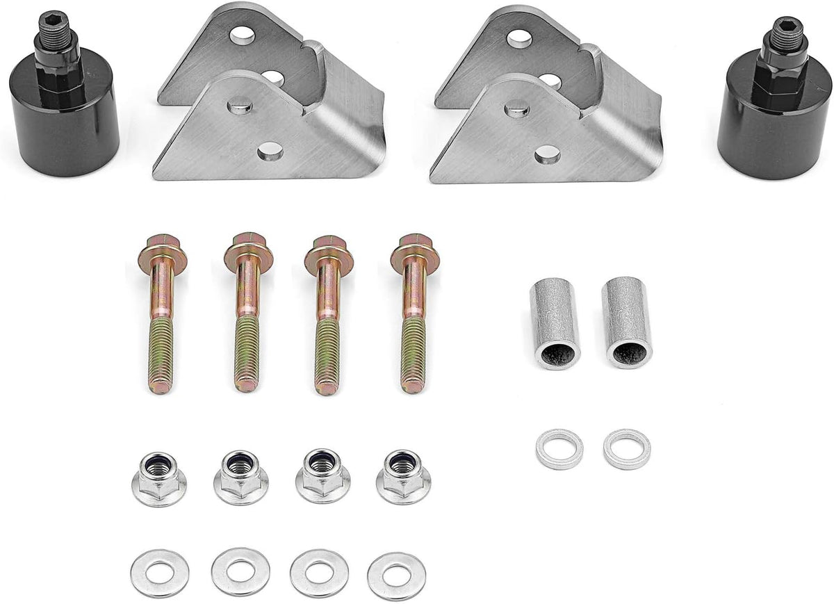 2" Front&Rear Full Lift Mount Kit Compatible with Polaris Ranger 400/500/800/Crew Midsize Pack of 2 U117