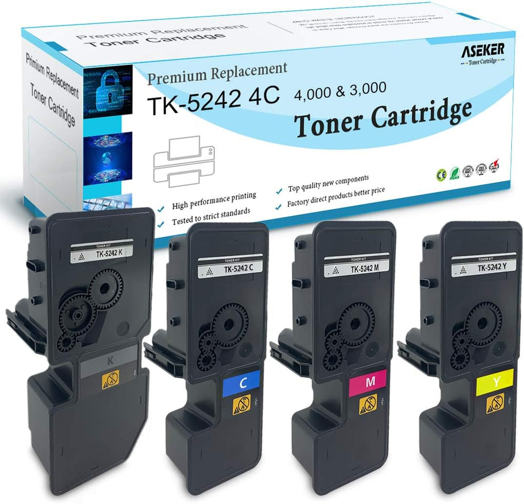 Compatible Toner Cartridge 4-Pack for Kyocera ECOSYS Printers H1218