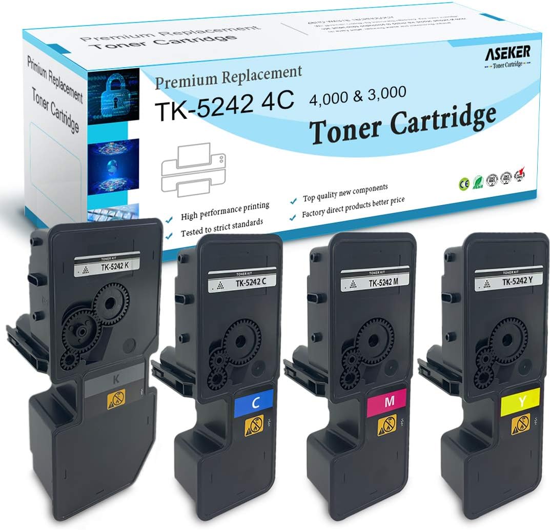 Compatible Toner Cartridge 4-Pack for Kyocera ECOSYS Printers H1218