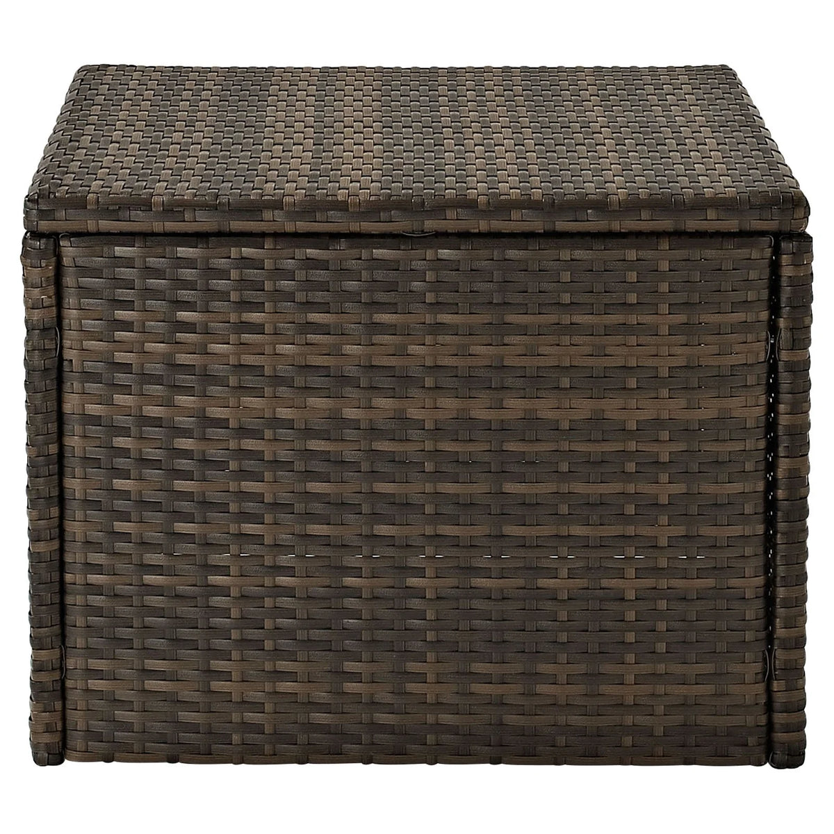 Brown Wicker Rattan Patio Coffee Table V2884