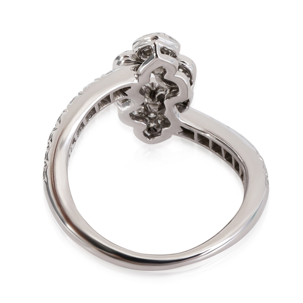 Petal Bypass Diamond Ring in 950 Platinum 0.65 CTW F507231