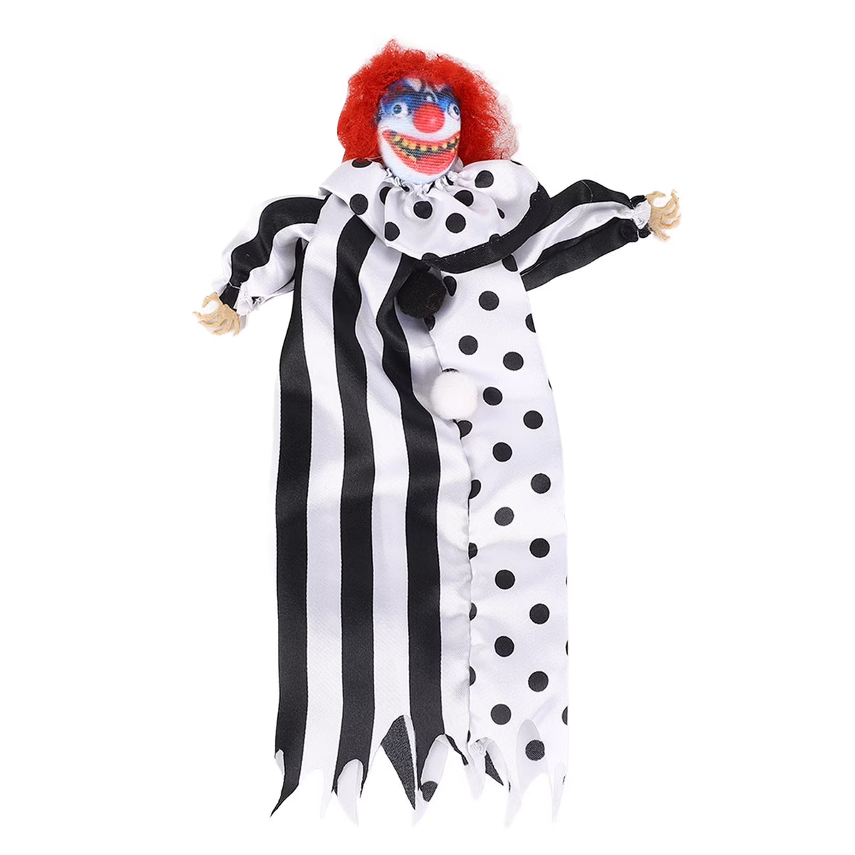 Hanging Clown Doll Decoration Black Approx. 25X15cm V980