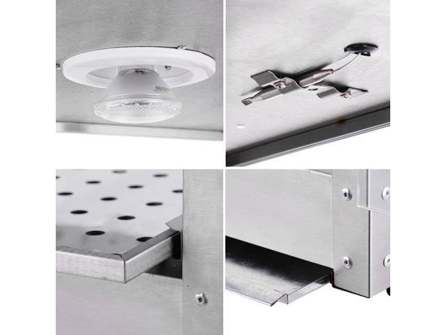 2-Tier Commercial Countertop Food Pizza Warmer 750w 24x20x15 inch J490