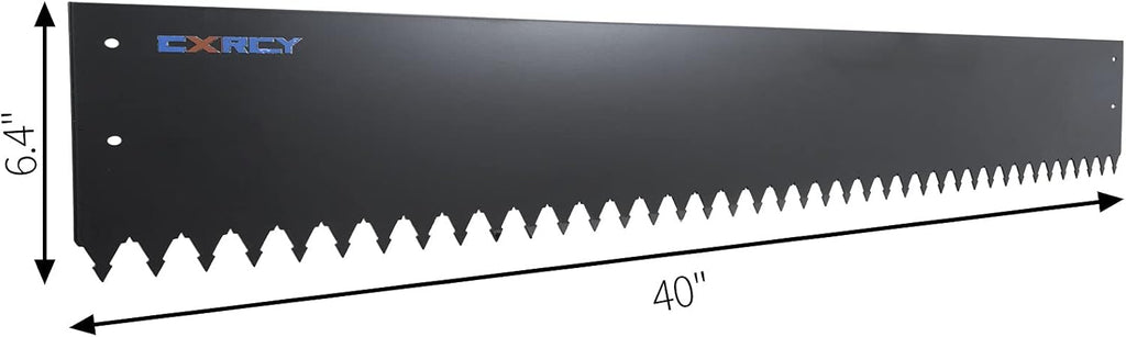 Steel Landscape Edging 4 Pack 40 inch Length 6.4 inch Depth Metal Edging W121