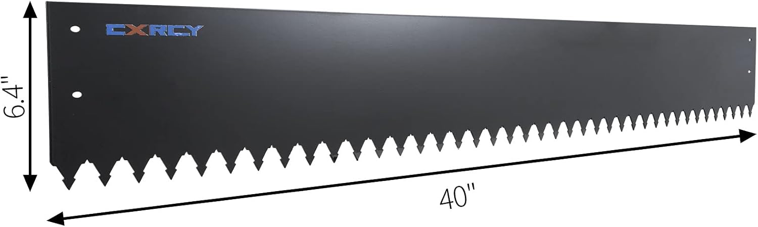 Steel Landscape Edging 4 Pack 40 inch Length 6.4 inch Depth Metal Edging W121