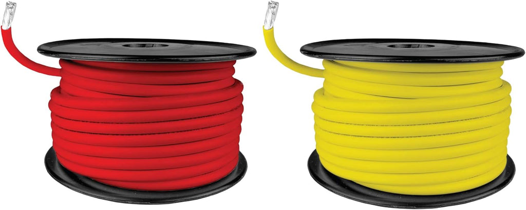 Tinned Copper Marine Wire Boat Battery Cable Black Pack of 2 E451692