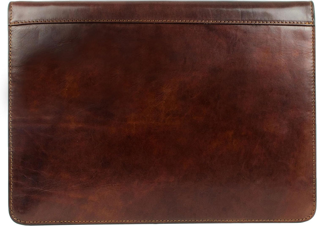 Brown Handcrafted Leather Portfolio Folder N132920