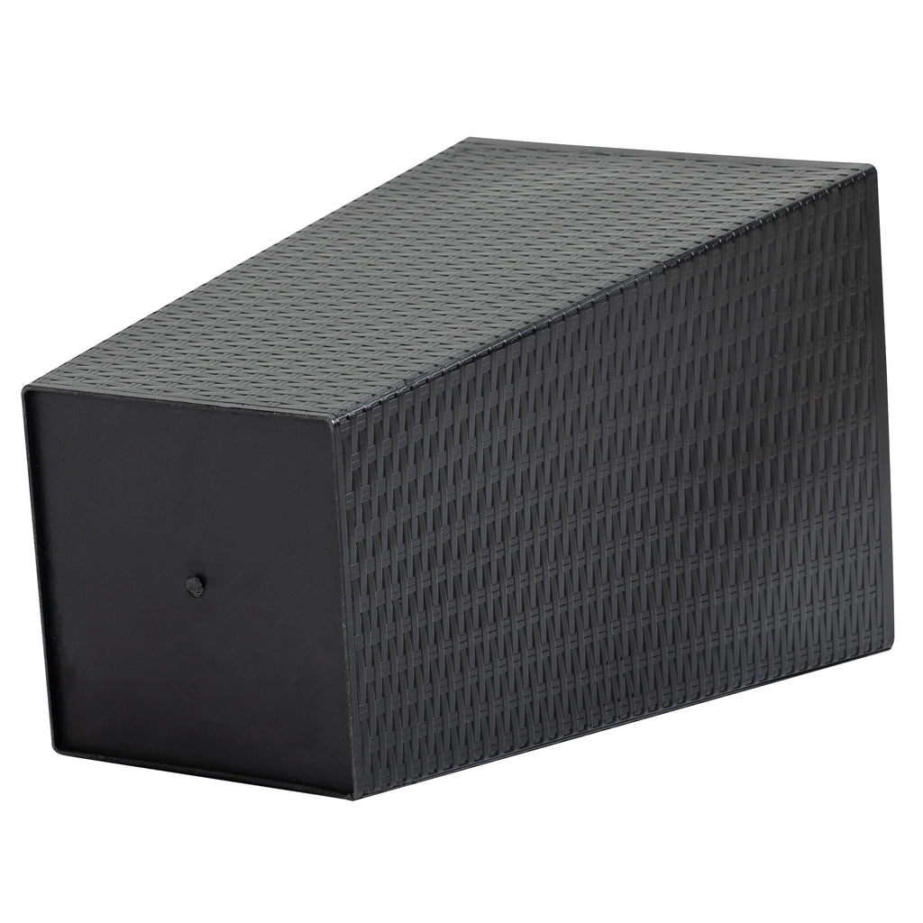 Black Set of 3 Tall Planters with Drainage Hole K7184