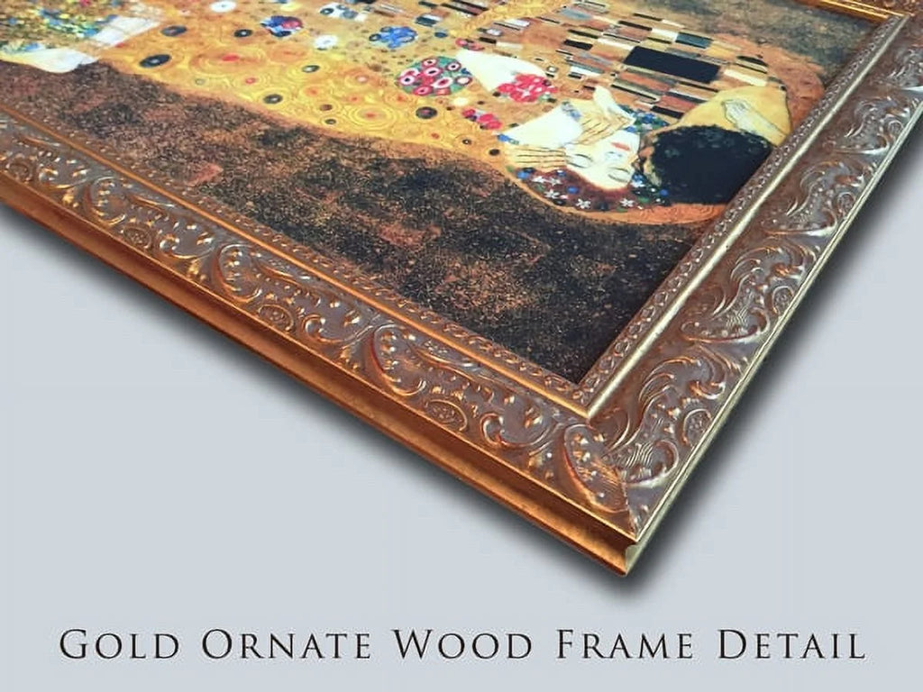 20x20 Gold Ornate Wood Framed Canvas Art N288104