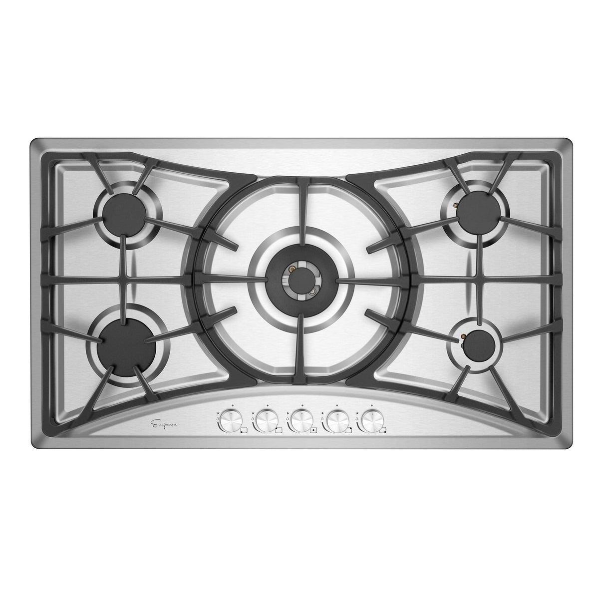 36x22 Stainless Steel 5 Burners Gas Cooktop B666099