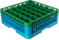 36-Compartment Divided Glass Rack with 2 Extenders X80033