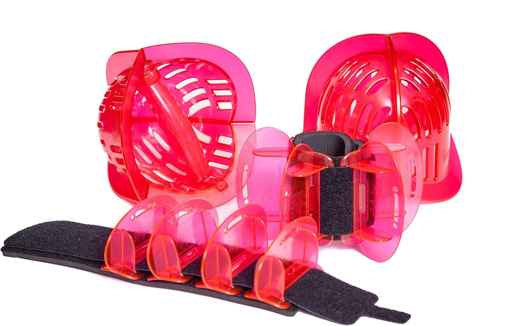 AquaLogix Total Body Pool Fitness System - Upper Body Aquatic Bells & Lower Body Fins - Full Body Pool Workout U7732