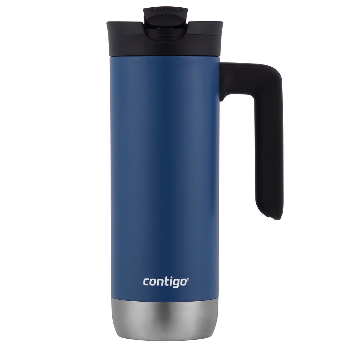 Insulated Stainless Steel Travel Mug with Handle, 20 oz V87302